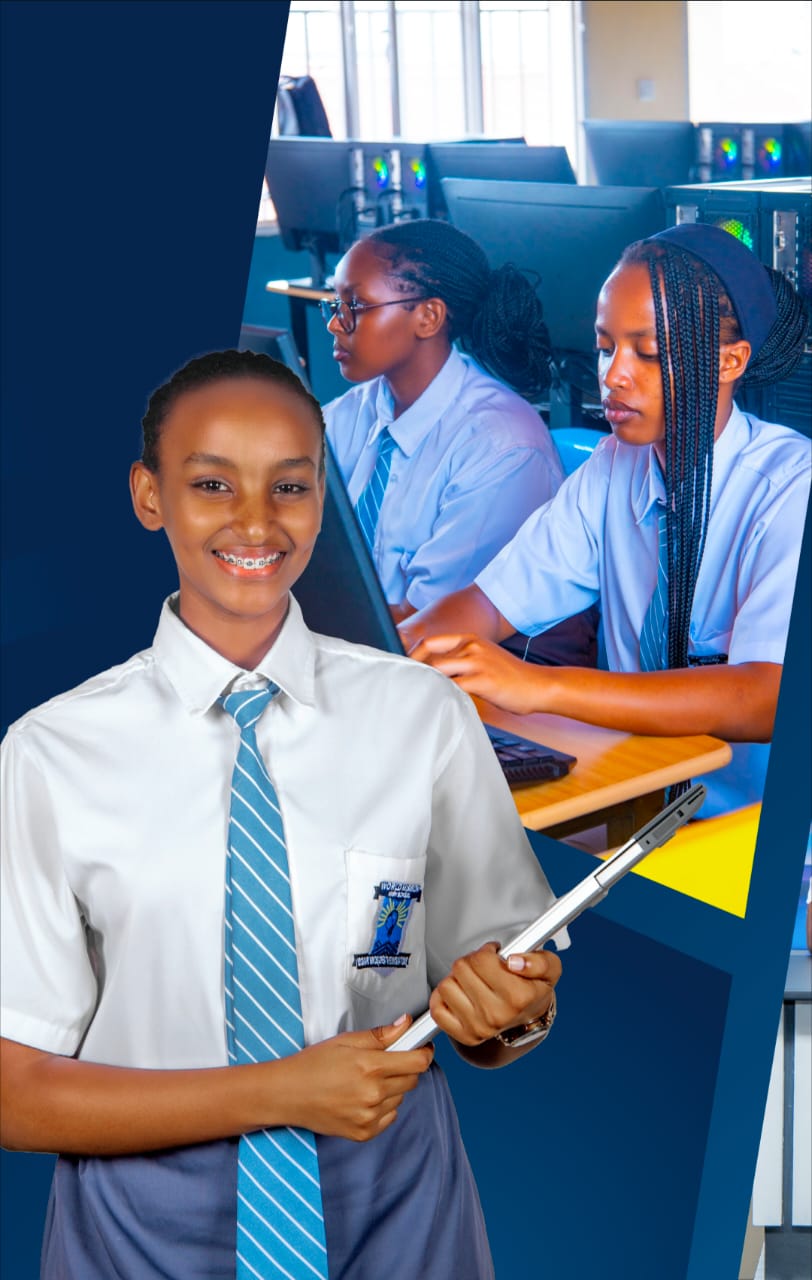 World Mission High School students learning Networking and Internet Technology